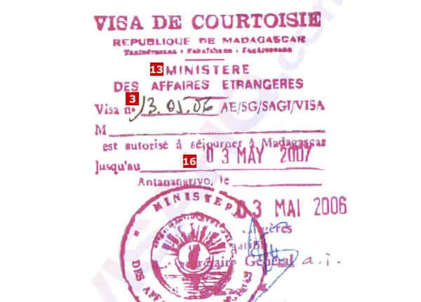 Thủ tục làm visa Madagascar