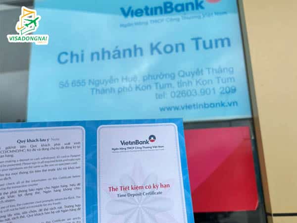 Cách chứng minh tài chính tại ngân hàng Vietinbank