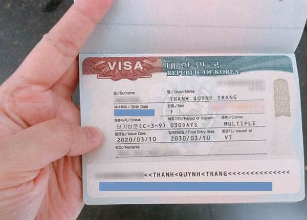 Visa 10 năm Hàn Quốc là gì?