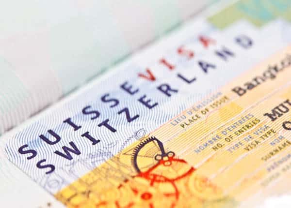 Dịch vụ xin Visa Thụy Sĩ du lịch, học tập, làm việc, thăm thân nhân