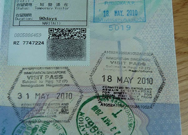 Lệ phí các loại visa Singapore
