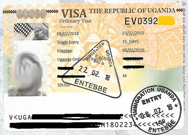 Hồ sơ làm Visa Uganda