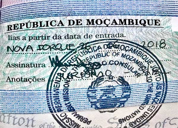 Các loại Visa Mozambique