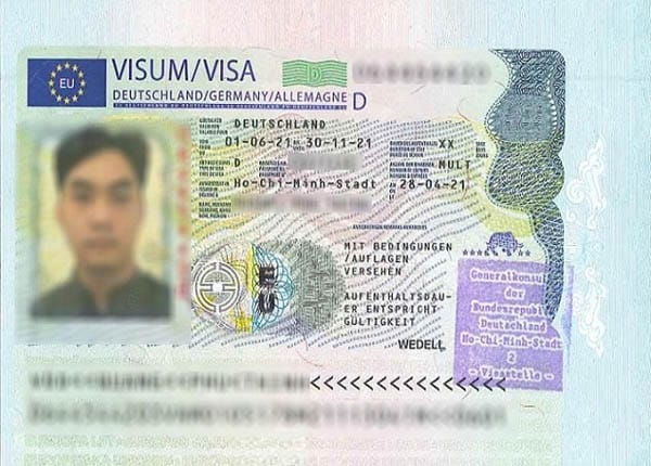 Các loại visa Đức